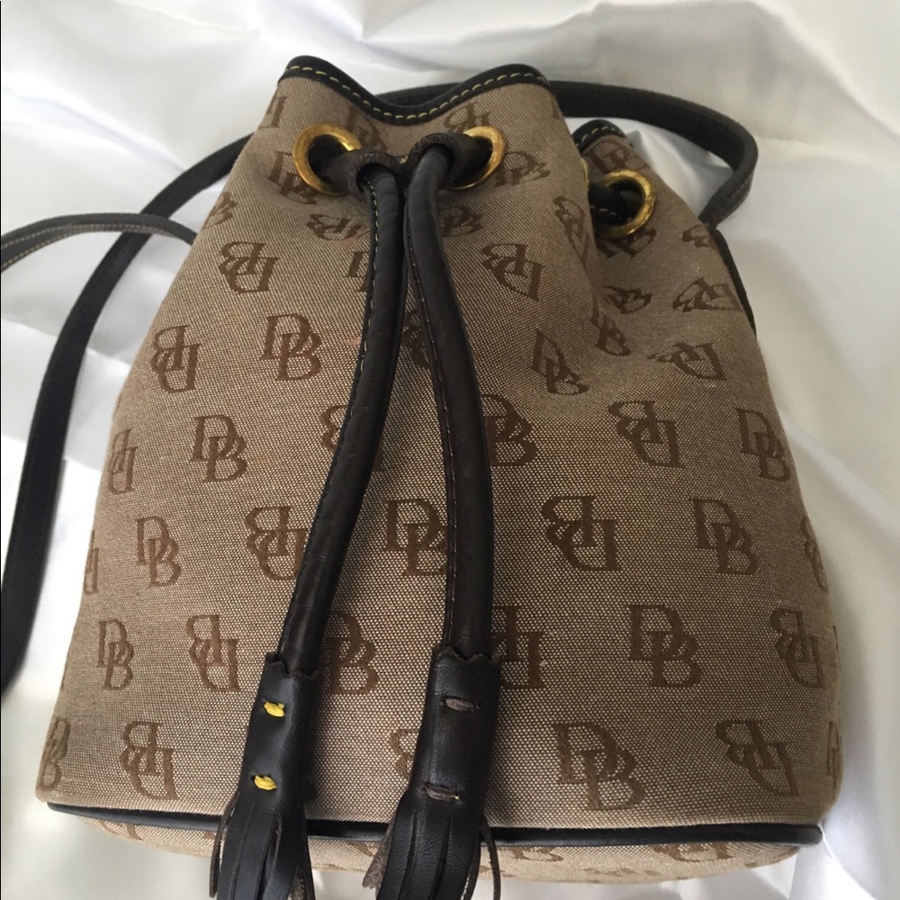 Dooney and Bourke Signature Canvas Bucket Bag